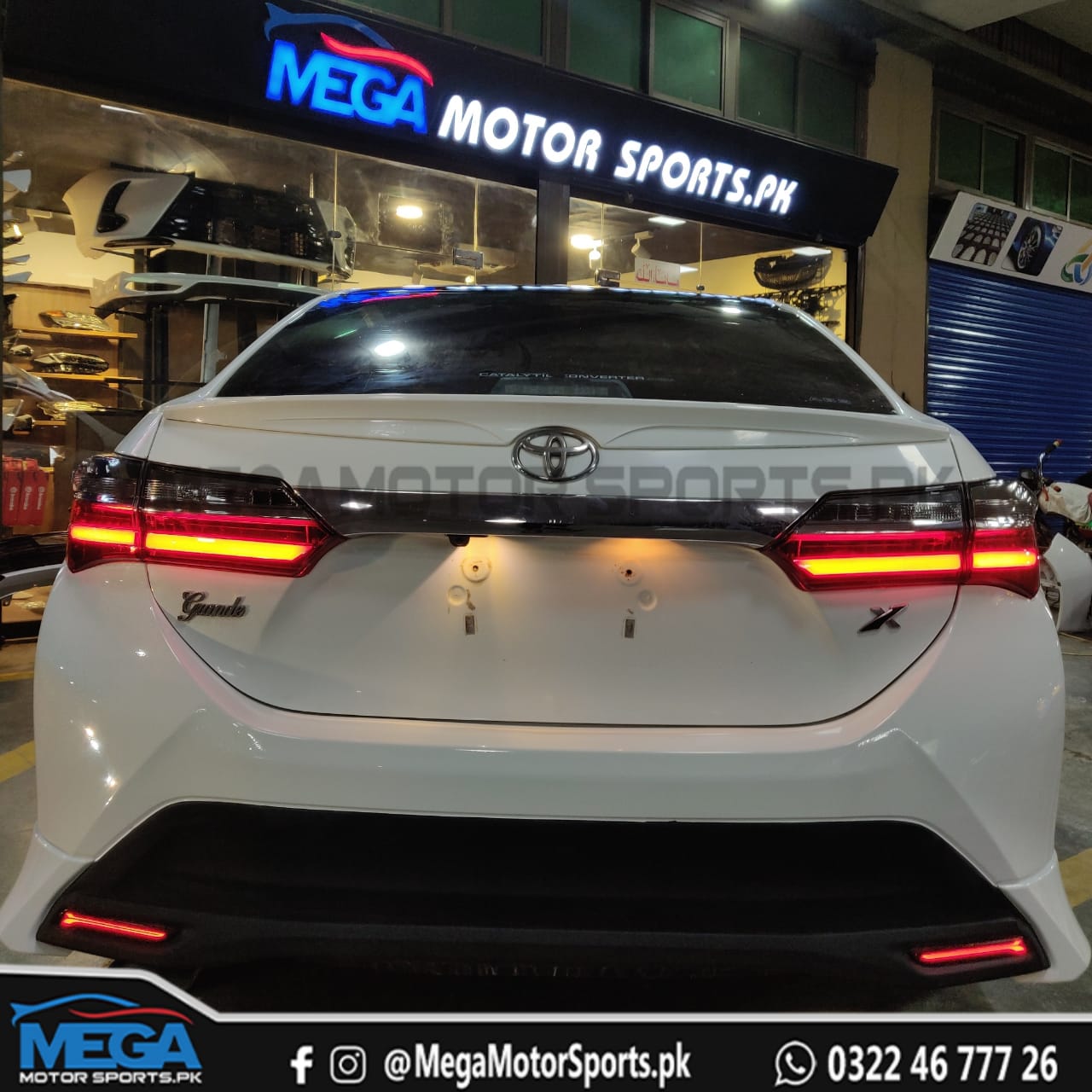 Corolla Altis Grande X Bumpers Facelift Front and Back for 2017 2018 2019 2020 2021