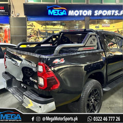 Toyota Hilux Revo Hamer Black Triton Style Roll Bar