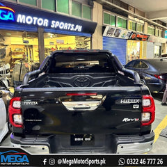 Toyota Hilux Revo Hamer Black Triton Style Roll Bar