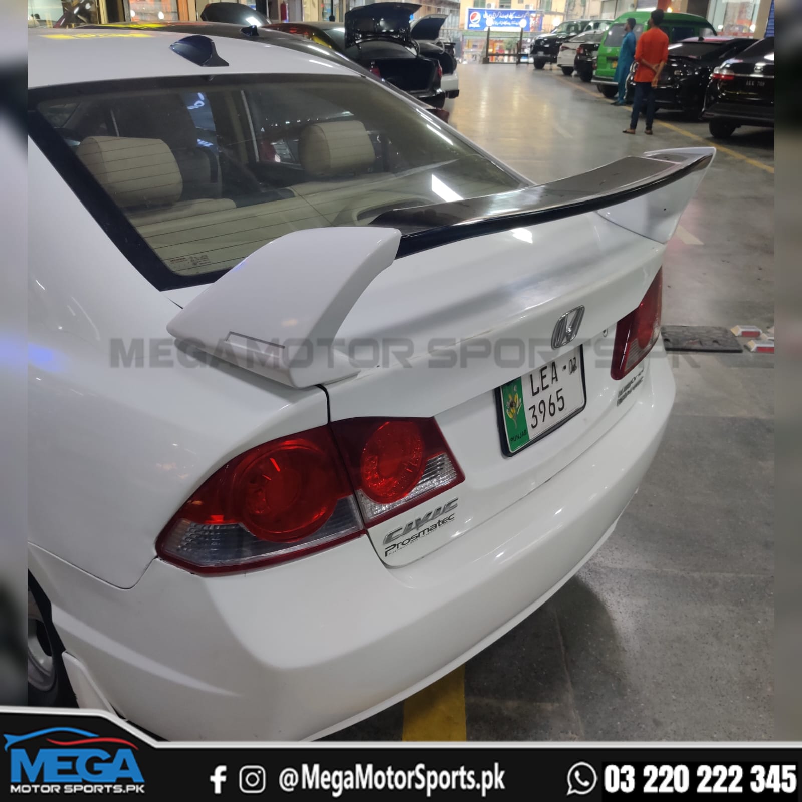 Civic Reborn Mugen RR Spoiler 2006 - 2012 ABS Plastic