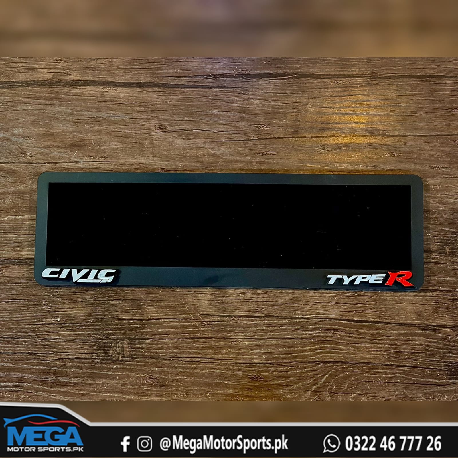 Civic X Number Plate SI / Type R / HONDA / PRL / RS