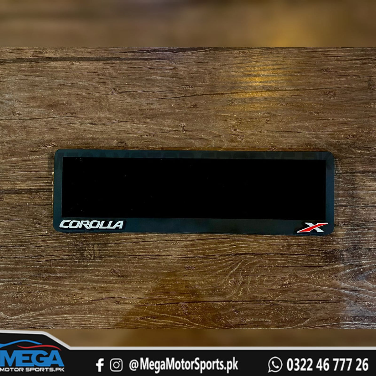 Corolla X Number Plates Set 2017-2023