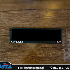 Corolla X Number Plates Set 2017-2023
