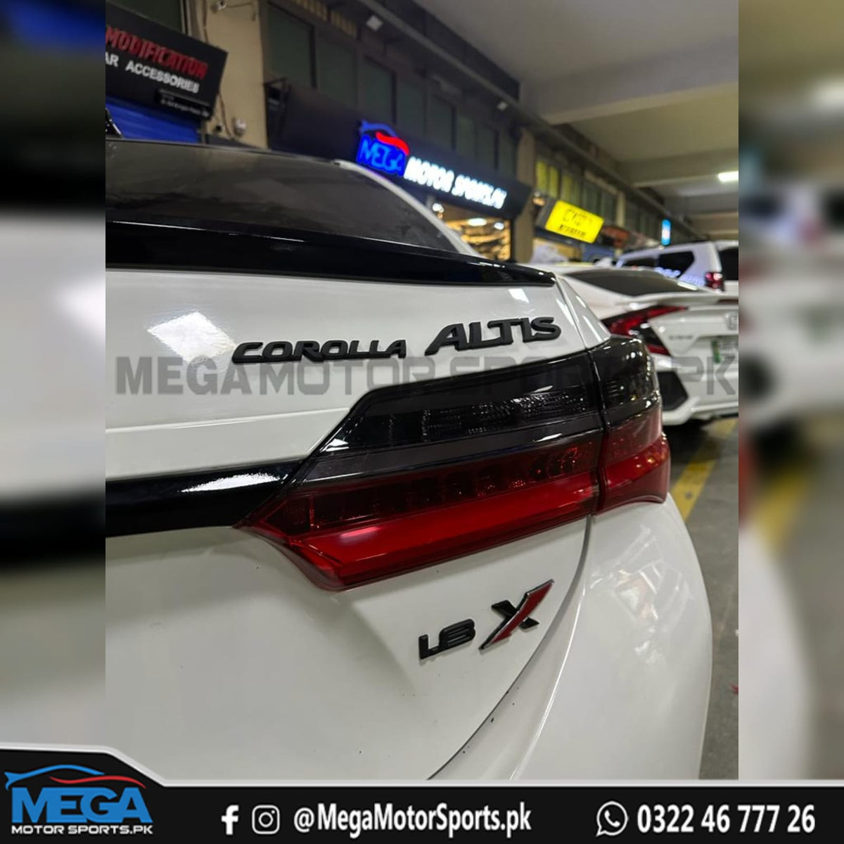 Corolla Grande Black Emblems 5 Peices - Model 2015 - 2023