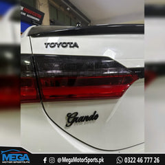 Corolla Grande Black Emblems 5 Peices - Model 2015 - 2023