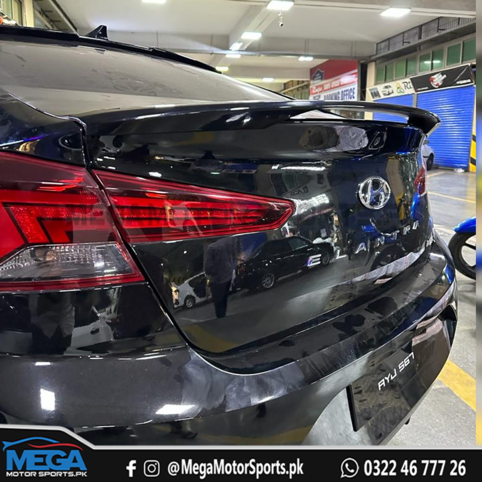 Hyundai Elantra Trunk Spoiler V3 - 2021 - 2024