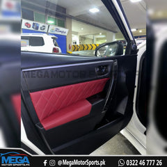 Toyota Corolla X Seat Covers Red Burgundy 2014 - 2023