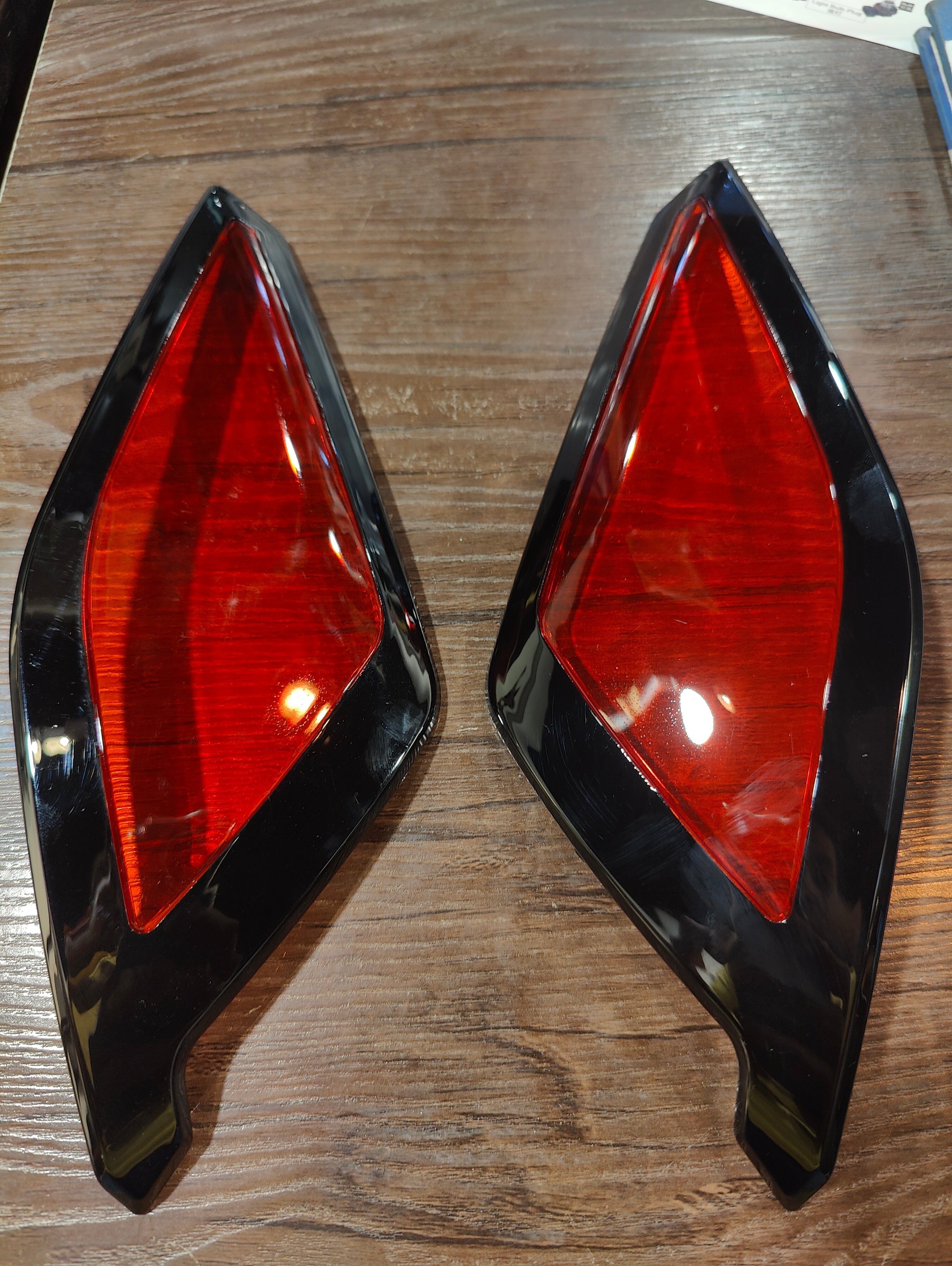 Honda Civic FE 2022 US Style Orange Headlight Marker Trims For 11th Gen 2022 2023