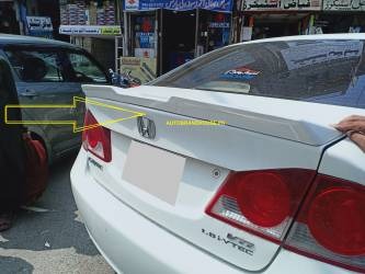 Honda Civic Reborn Trunk Lip Spoiler  2006 - 2012 ABS Plastic
