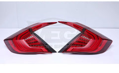 Honda Civic Sequential Running Lava Tail Lamp RED V3 2016-2020