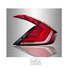Honda Civic Sequential Lava RED Tail Lamps 2016-2020