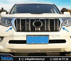 Toyota Prado Headlight Chrome Trims - Model 2009-2020