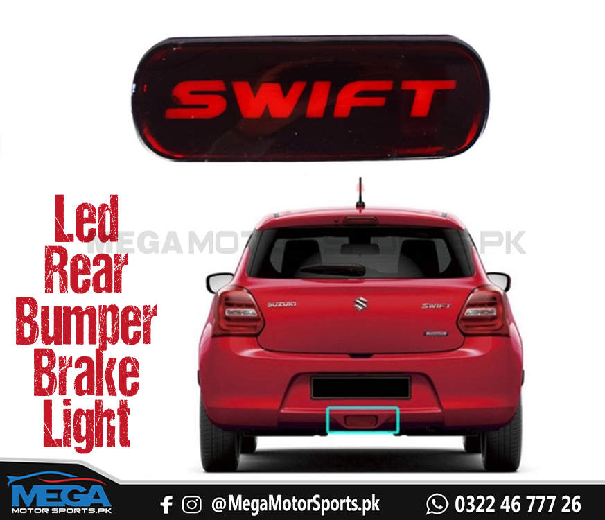 Suzuki Swift 2022 Rear Bumper LED Brake Light For 2022 2023