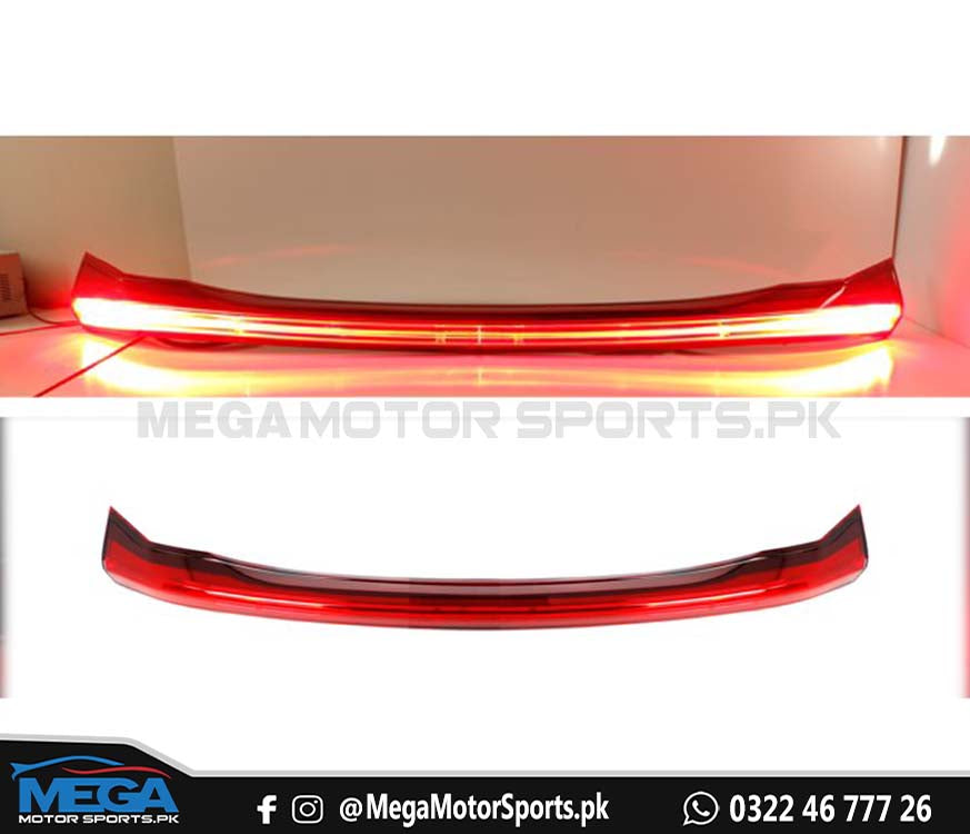 Honda Civic Trunk LED Spoiler For 2016+