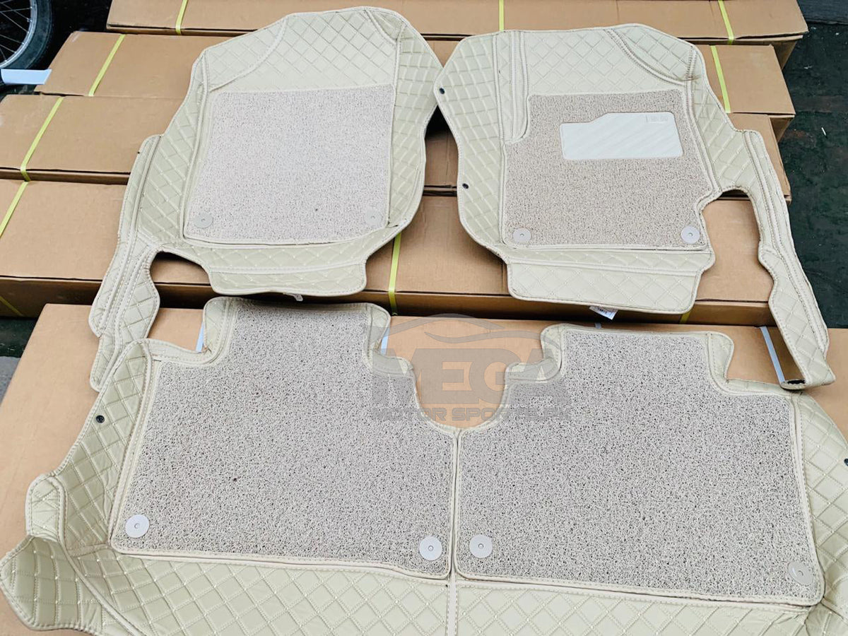 Toyota Yaris 9D Floor matt with grass Model 2020-2021