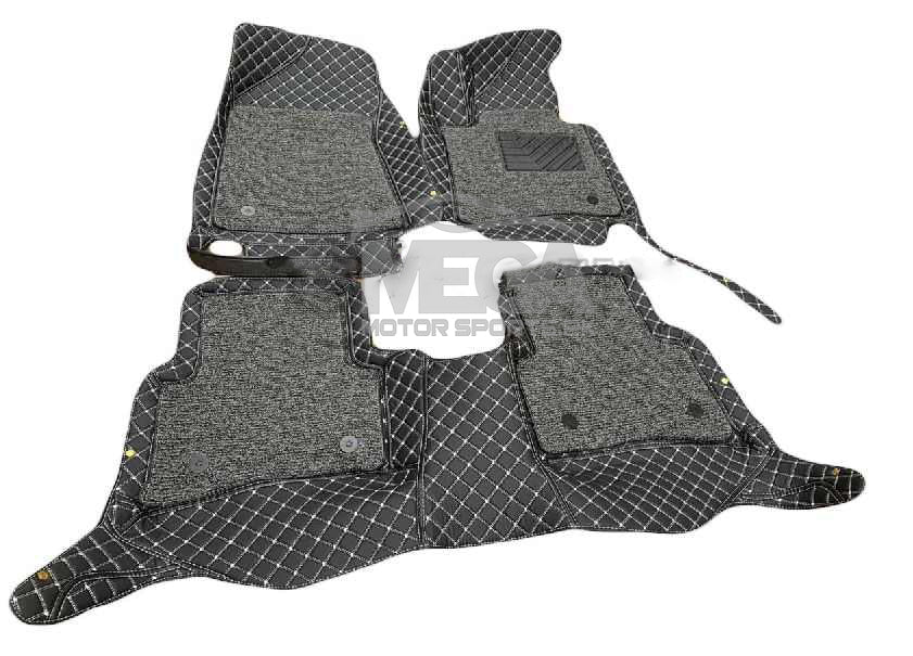 Kia Sportage 9D Diamond Floor Mats Black Grey Grass For 2020 2021
