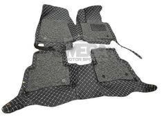 Kia Sportage 9D Diamond Floor Mats Black Grey Grass For 2020 2021