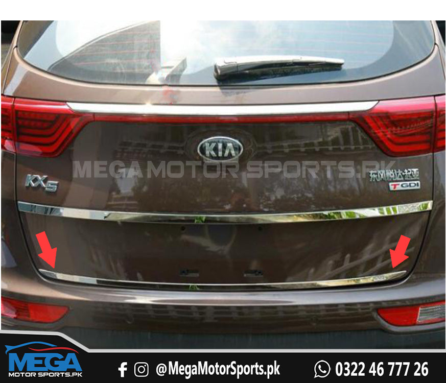 KIA Sportage Rear Door Lower Chrome Trim For 2019 2020 2021
