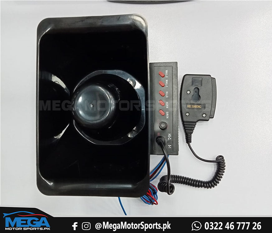 Car Siren Electronic Speaker Police Siren With MIC  - 100Watt Houter