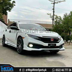 Civic X Facelift Front Bumper Mugen Lip Body kit - Model 2016 - 2020