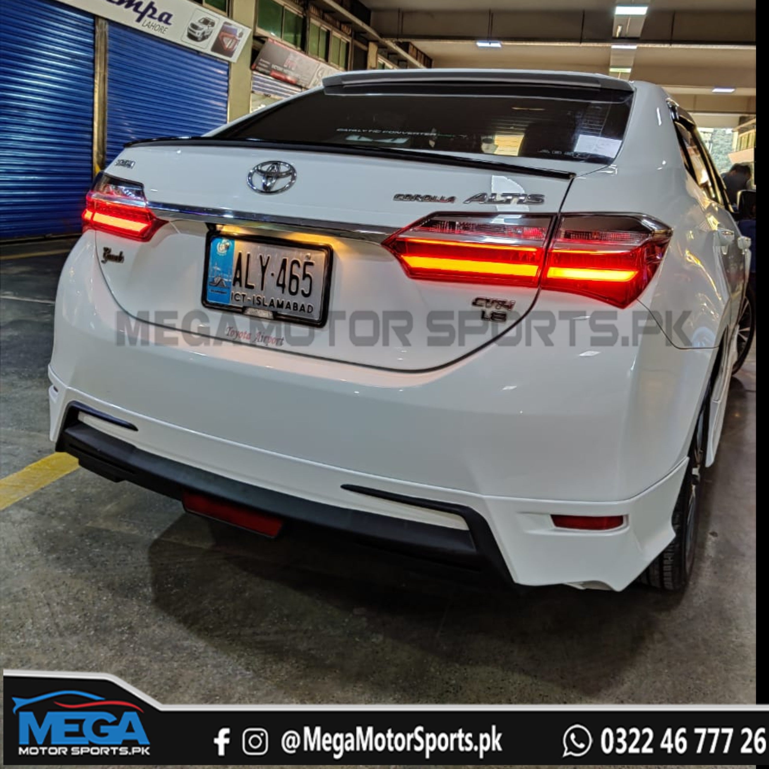 Toyota Corolla Slim Trunk Spoiler Taiwan Style 2020