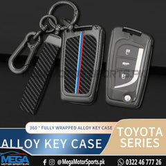 Toyota Corolla Metal Zinc Alloy Key Fob Cover - Model 2017 - 2019