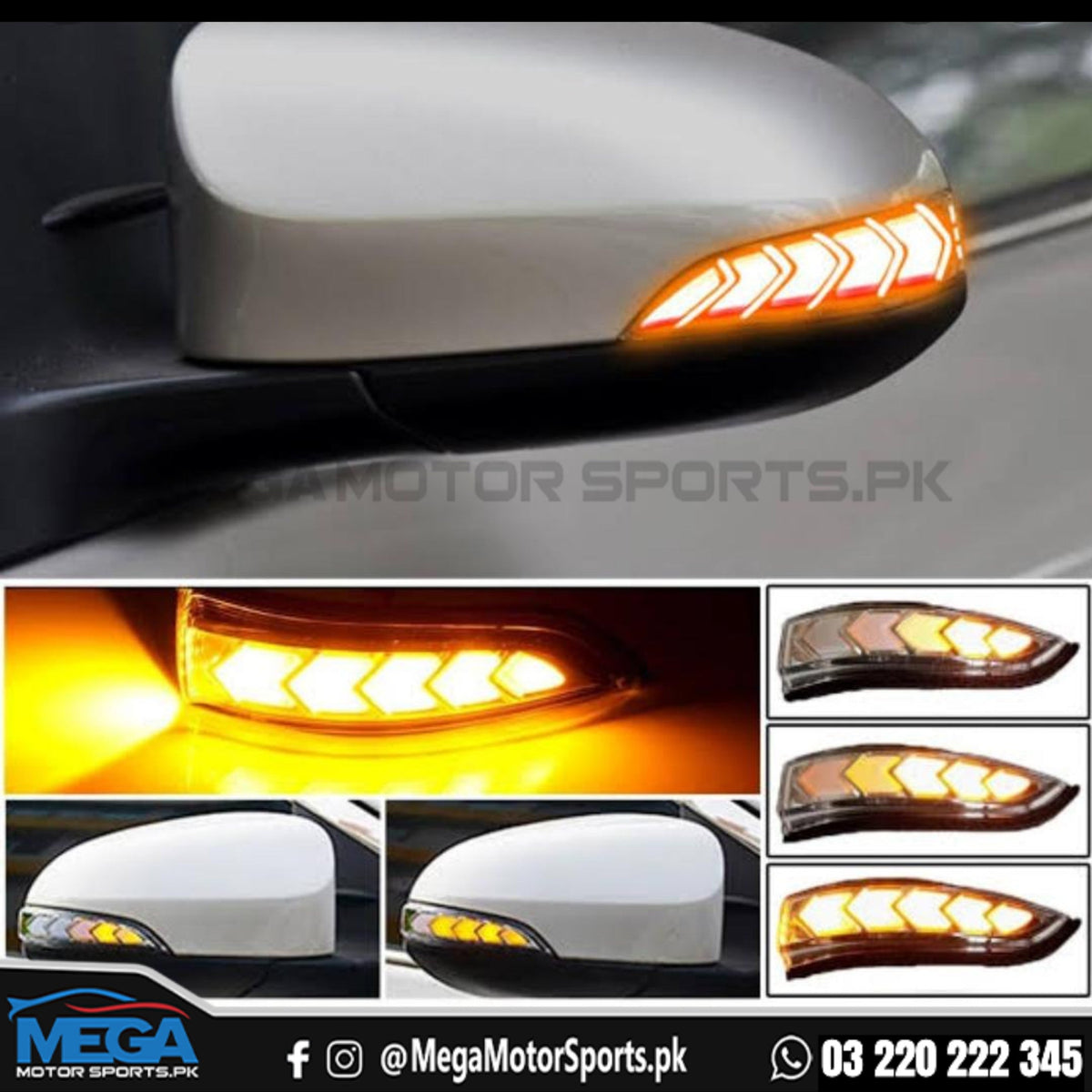 Corolla Arrow Style Side Mirror Indicator Sequenceing 2014 - 2023