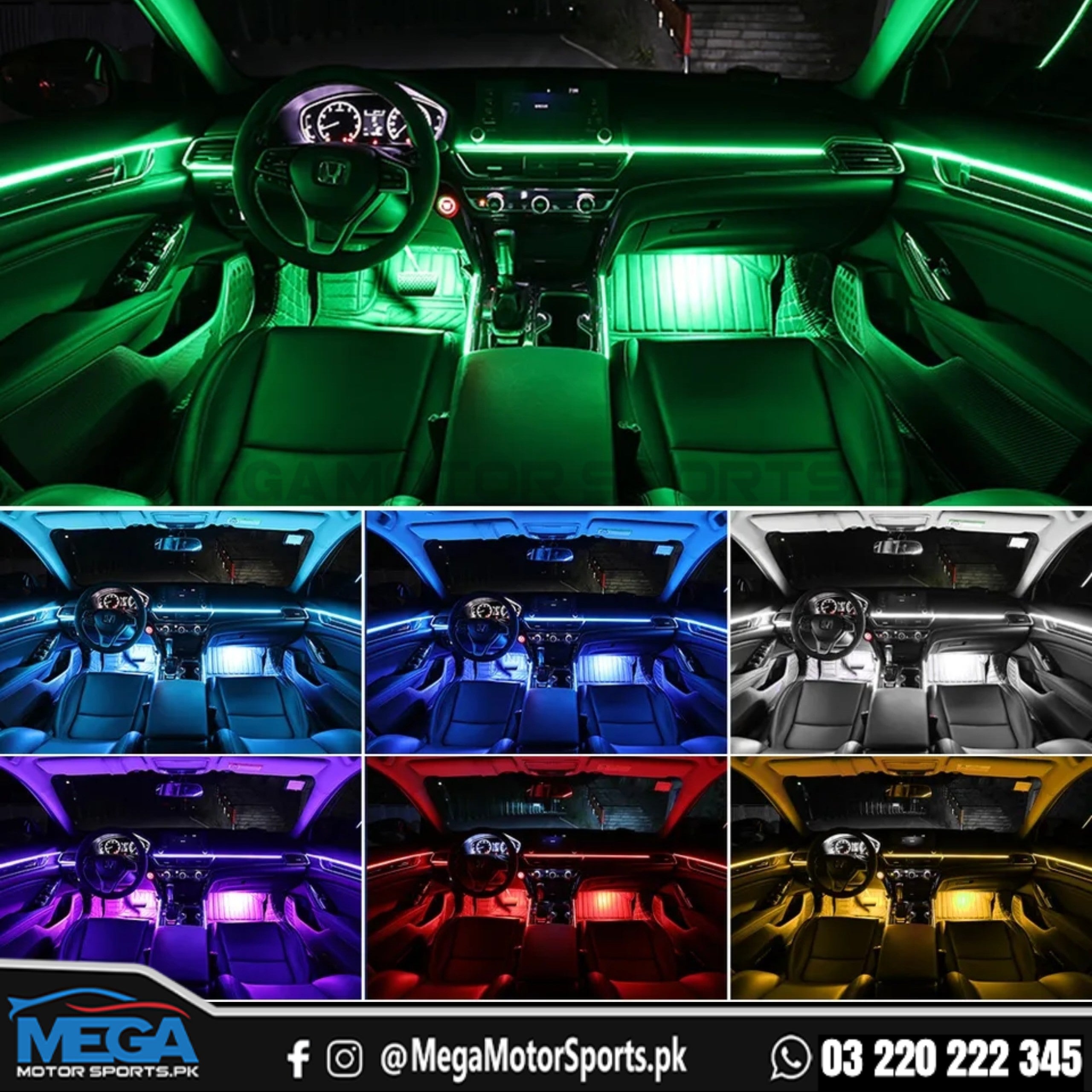Ambient Lights Premium Quality For Peugeot 2008