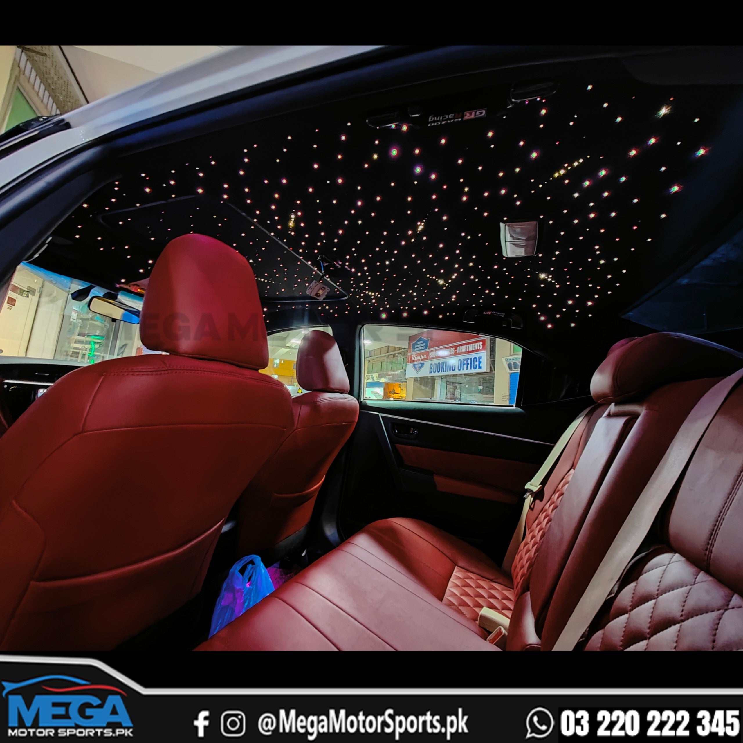 Toyota Corolla X Seat Covers Red Burgundy 2014 - 2023