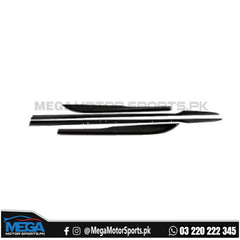 Honda Civic X  Door Lower Gloss Black Moulding  2016 - 2020