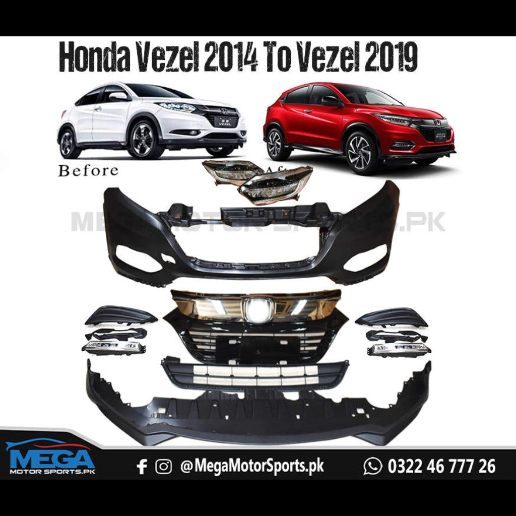 Honda Vezel 2014 To 2019 Facelift Conversion For 2014 - 2018