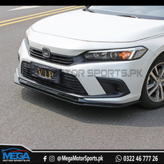 Honda Civic Mugen Carbon Fiber Front Lip Splitter For 11th Gen 2022 2023 2024