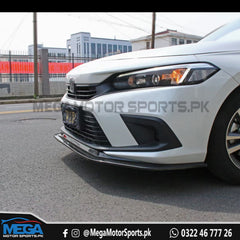Honda Civic Mugen Carbon Fiber Front Lip Splitter For 11th Gen 2022 2023 2024