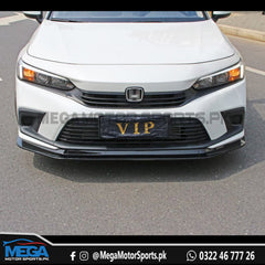 Honda Civic Mugen Carbon Fiber Front Lip Splitter For 11th Gen 2022 2023 2024