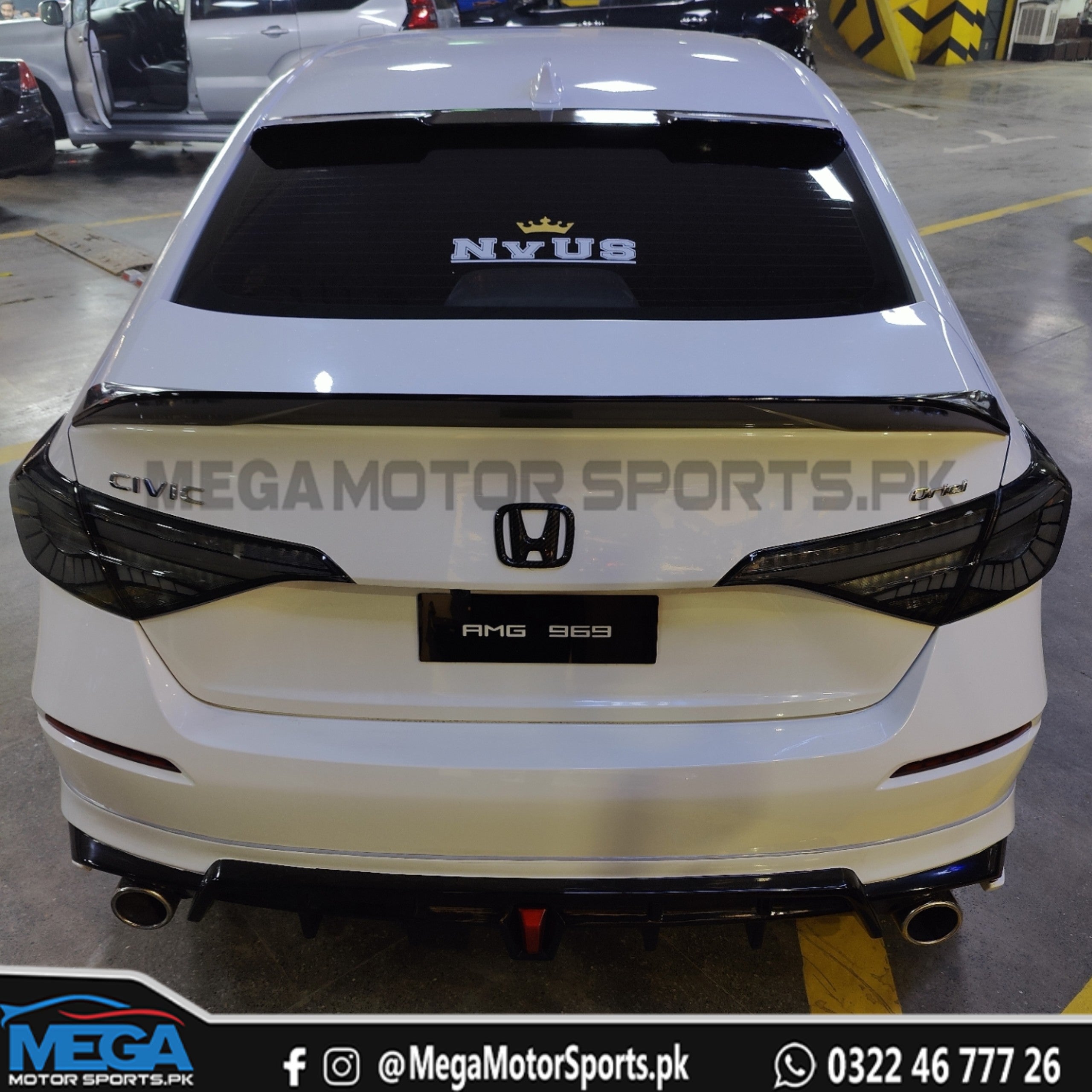 Honda Civic 2022 Ducktail Trunk Spoiler For 11th Generation 2022 2023