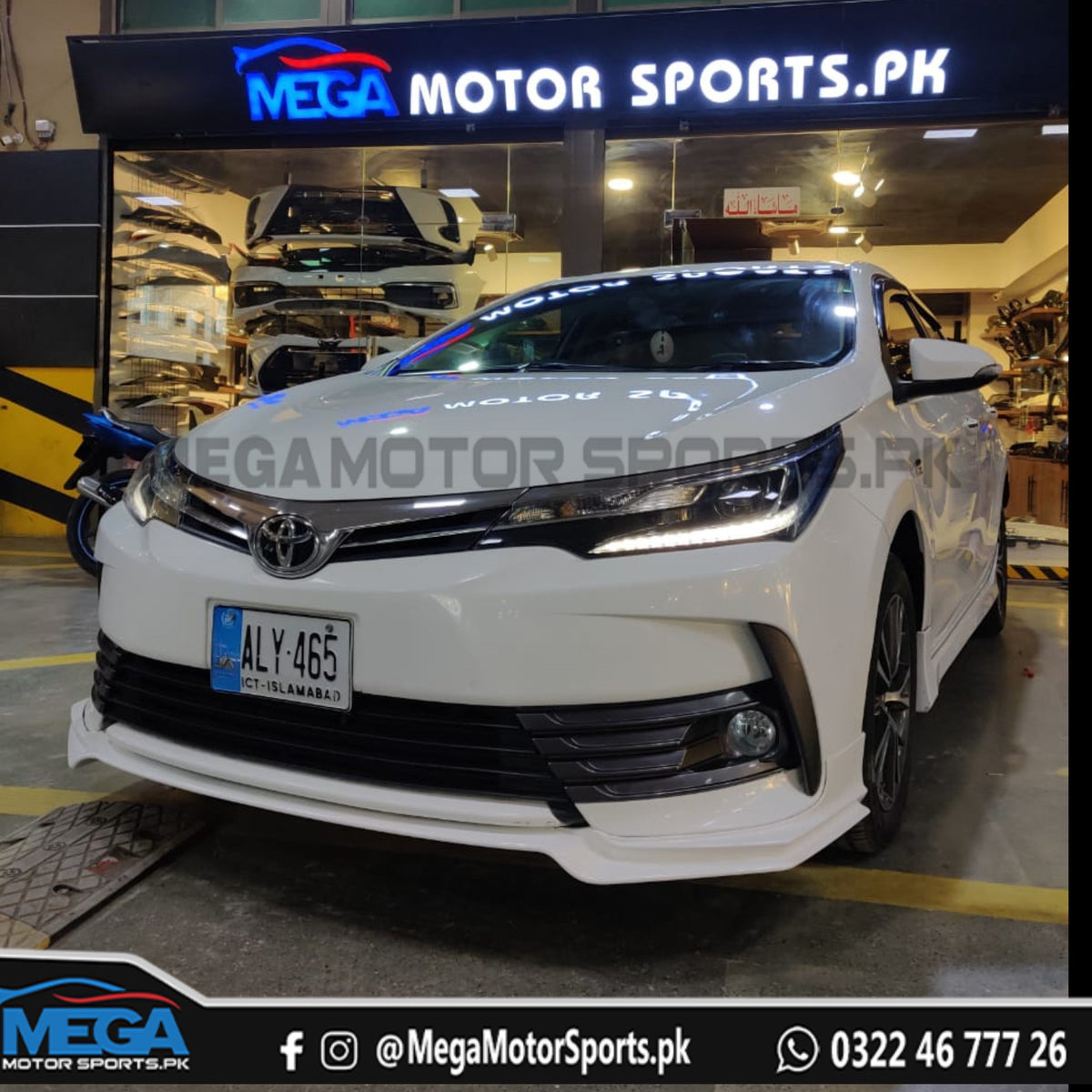 Toyota Corolla Sports Body Kit - Taiwan 4 Peices Plastic - Model 2017 - 2021