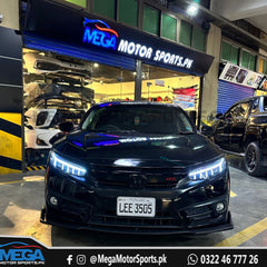 Civic X RGB Audi Style Headlights 2016 -2021