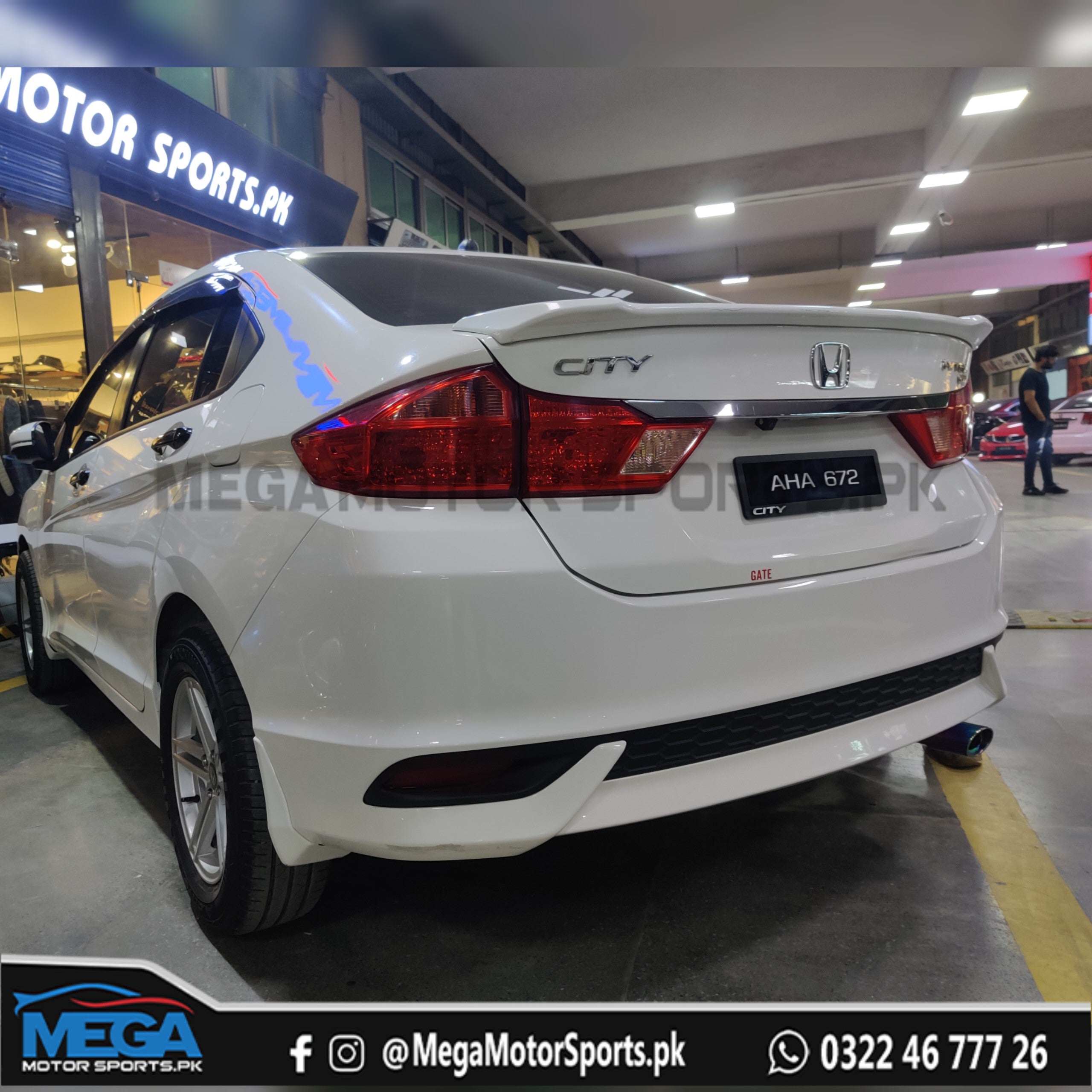 Honda City Trunk Lip Spoiler For 2021 2022 2023