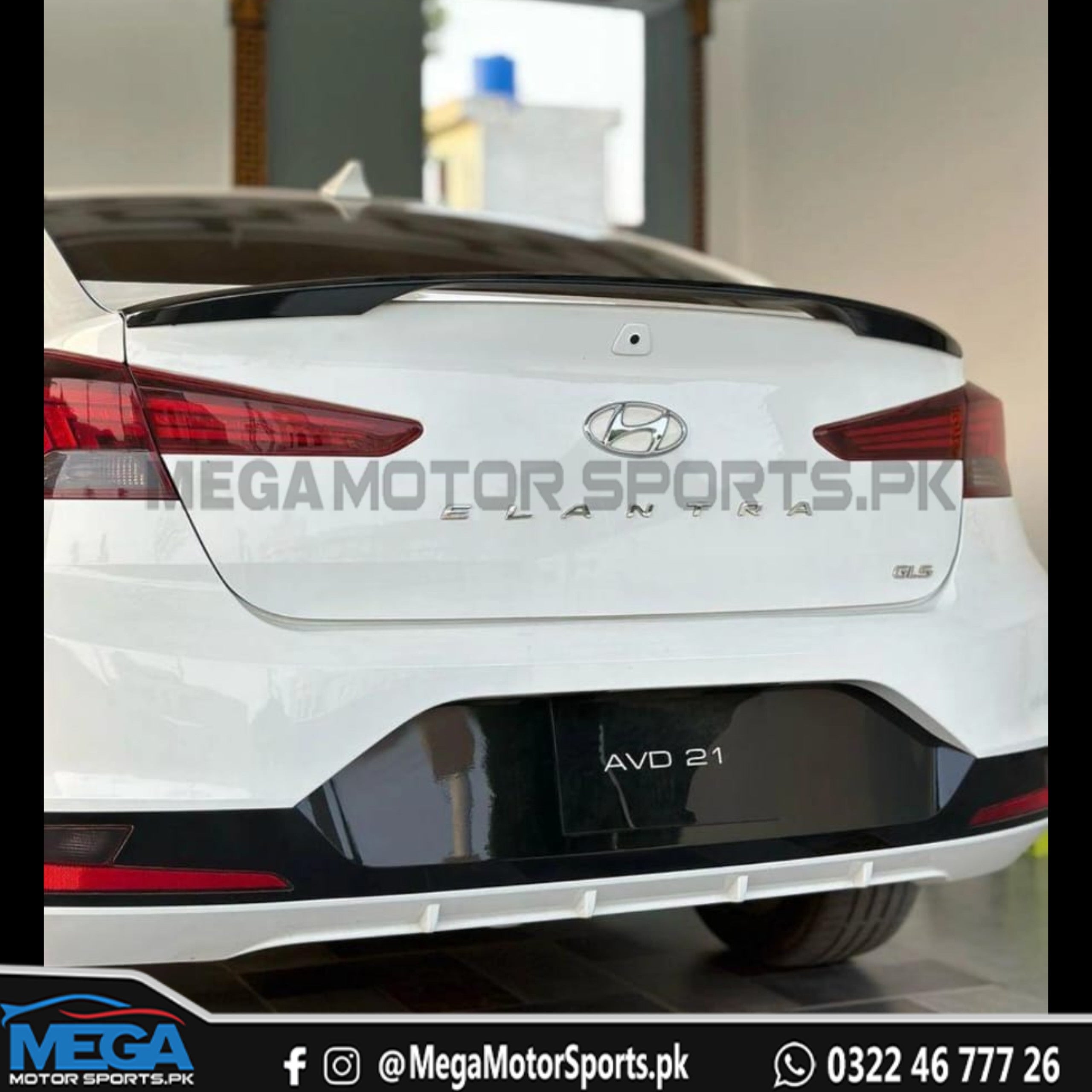 Hyundai Elantra Trunk Spoiler V3 - 2021 - 2024
