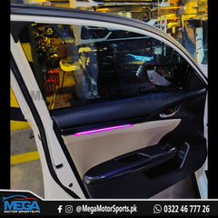 Honda Civic X OEM 50% Tinted Window Glass - Originally Black Glass
