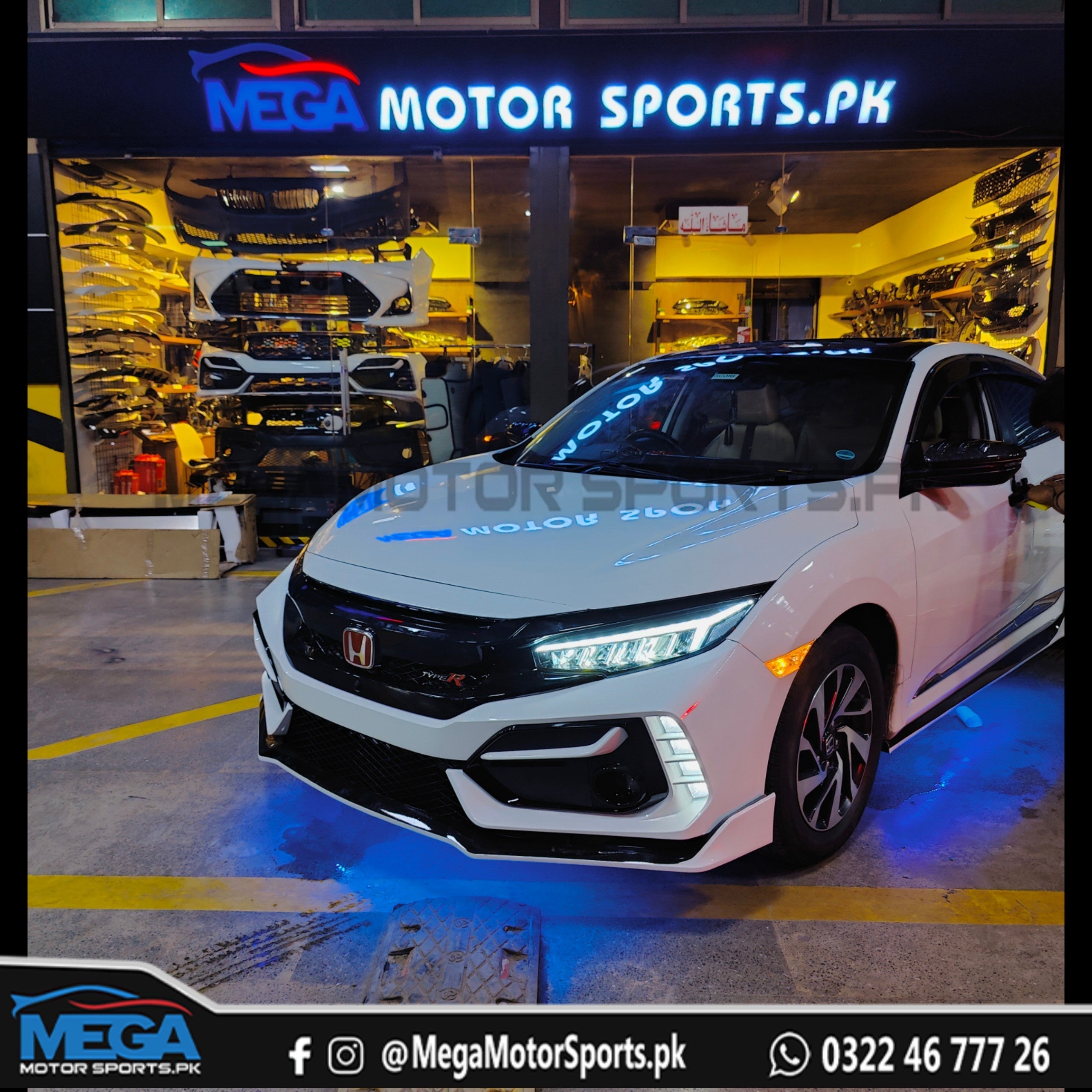 Honda Civic X Type R V2 Body Kit Facelift Conversion | Version 2 Type R Bodykit 2016 - 2021