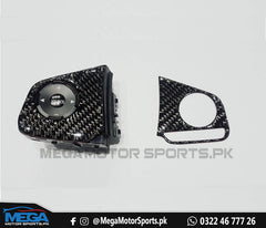 Honda Civic X Carbon Fiber Steering Multimedia Trims