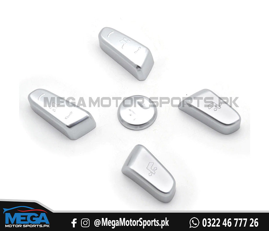 KIA Sportage Chrome Electric Seat Button Covers For 2020 2021