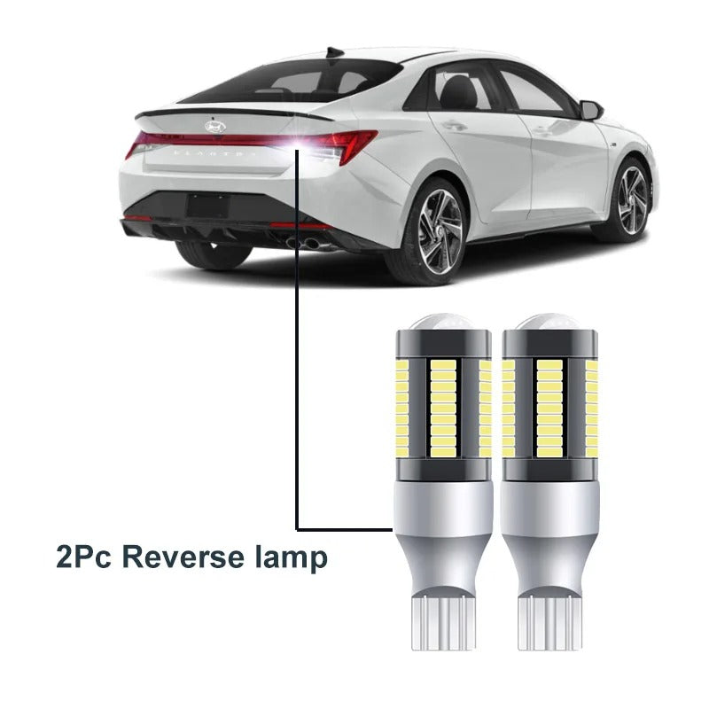 Hyundai Elantra White Reversing LED Bulbs 2022 - 2024