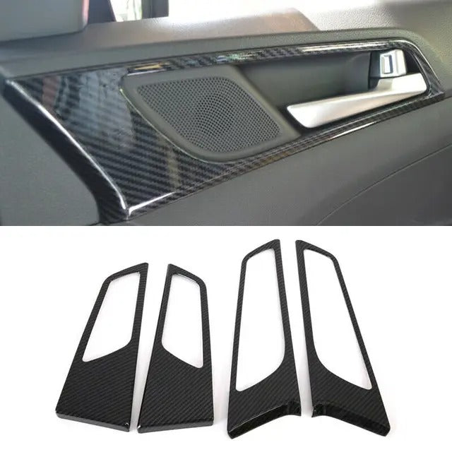 Hyundai Tucson Interior Door Handle Carbon Fiber Trims For 2020 2021