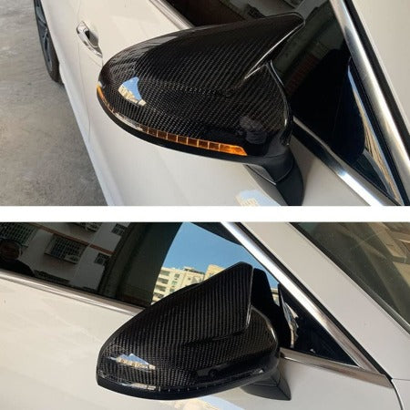 Kia Sportage Batman Style Carbon Fiber Side Mirror Covers