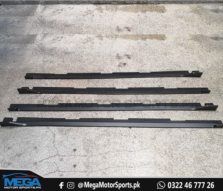 Honda Civic X Carbon Fiber Side Splitters V2
