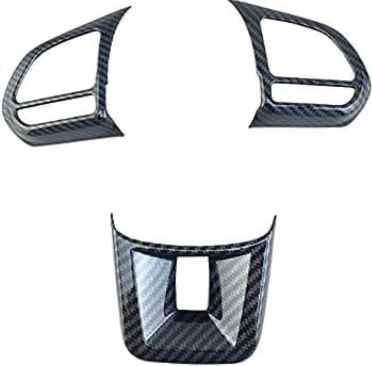 MG HS Carbon Fiber Steering Trims - 3 Pcs - For 2020 2021