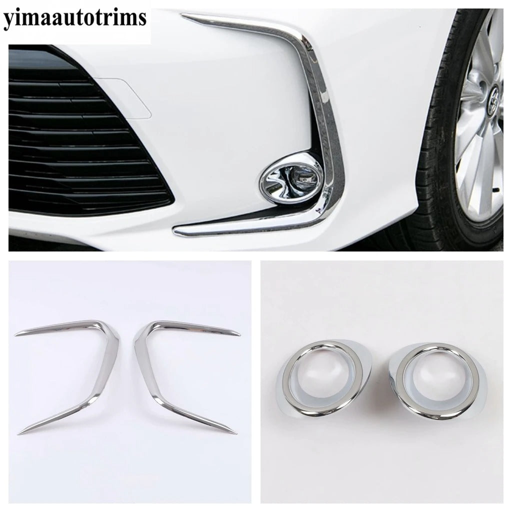 Toyota Corolla Front Bumper Fog Lamp Chrome Trim Model 2017-2020