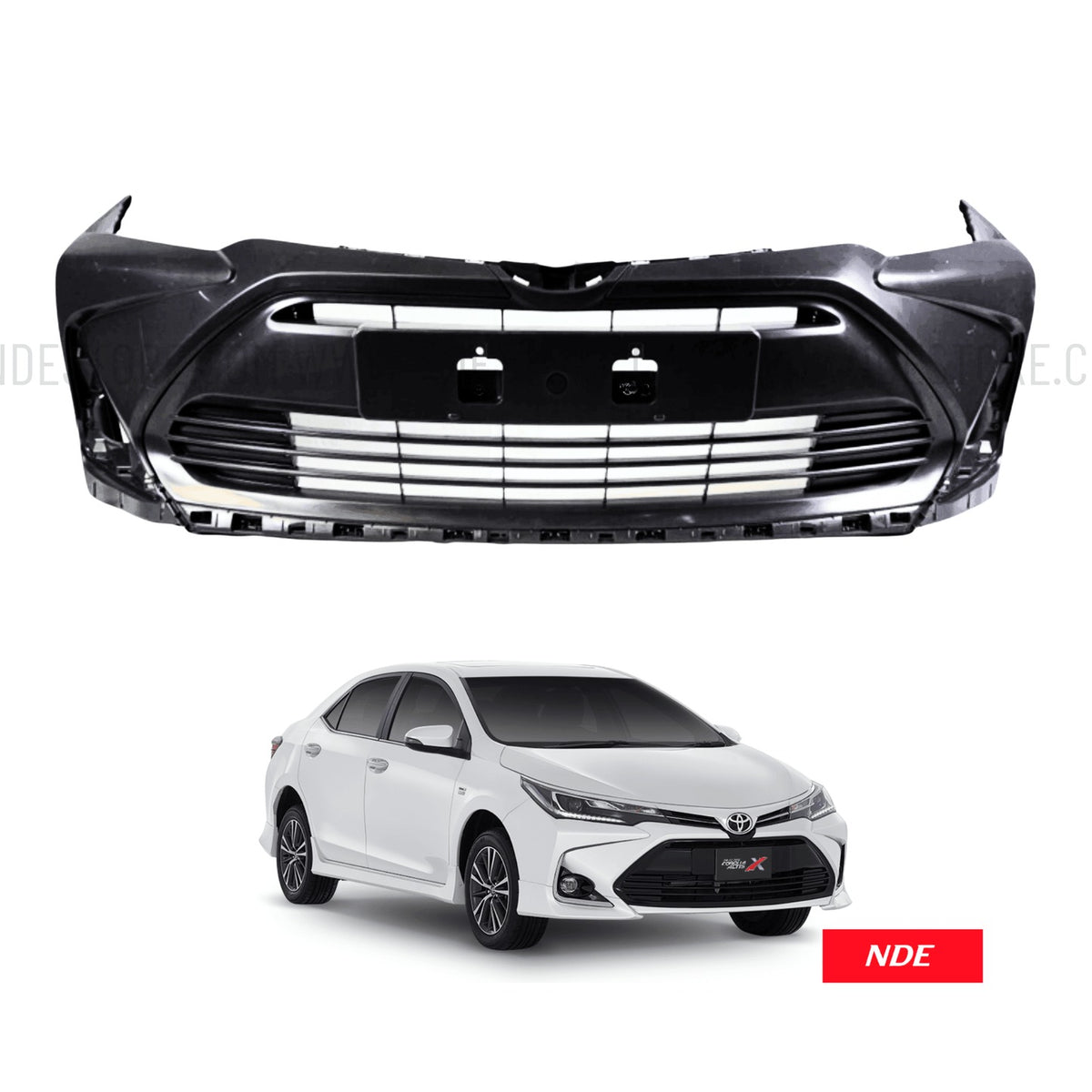 Toyota Corolla Grande X Bumpers 2018 To 2022 (Genuine Parts)